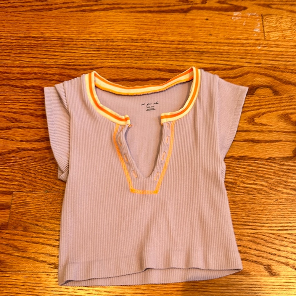 Urban outfitters, crop top, purple and orange, size xs